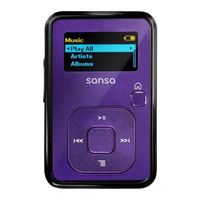 SanDisk sansa clip+ Manuel De L'utilisateur