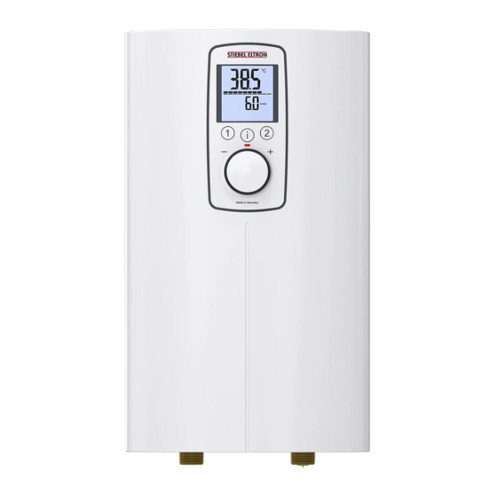 Stiebel Eltron DCE-X 6/8 Premium Utilisation Et Installation