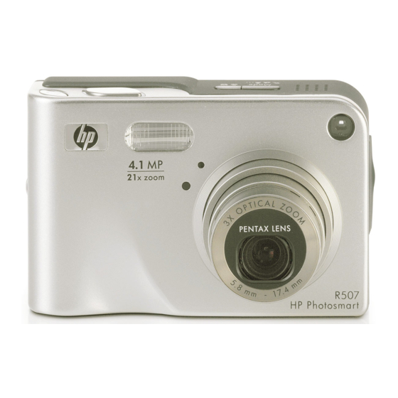 HP Photosmart R507 Manuel De L'utilisateur