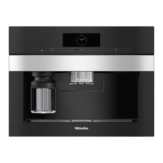 Miele CVA 7845 NR PRESTIGE Mode D'emploi Et Instructions De Montage