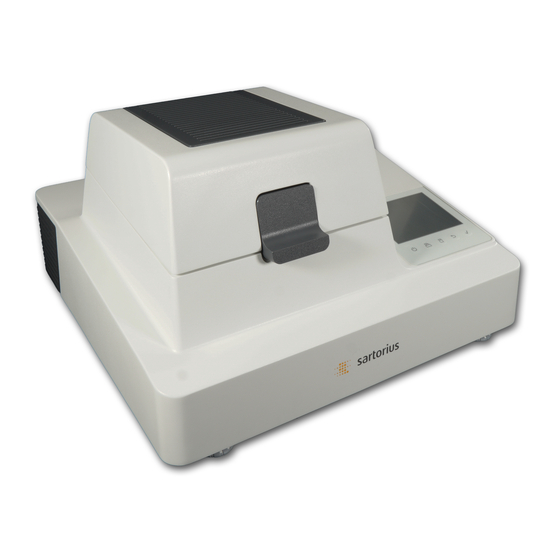 Sartorius LMA200PM Mode D'emploi