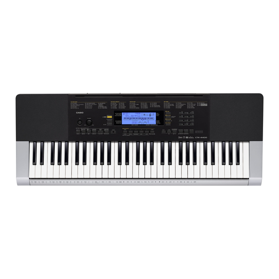 Casio CTK-4400 Mode D'emploi