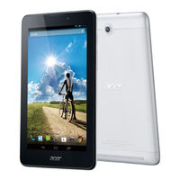 Acer Iconia Tab 7 Manuel D'utilisation