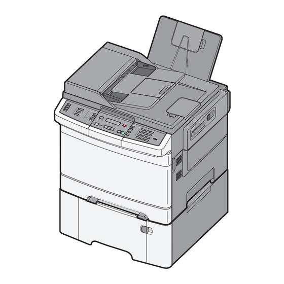 Lexmark X54 Serie Guide De L'utilisateur