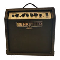 Behringer GMA106 Manuel D'utilisation