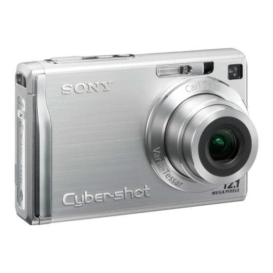 Sony Cyber-shot DSC-W200 Mode D'emploi