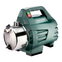 Metabo HWA 6000 Inox Notice D'utilisation Originale