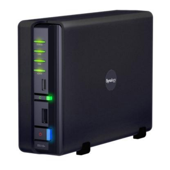 Synology DiskStation DS110j Guide D'installation Rapide