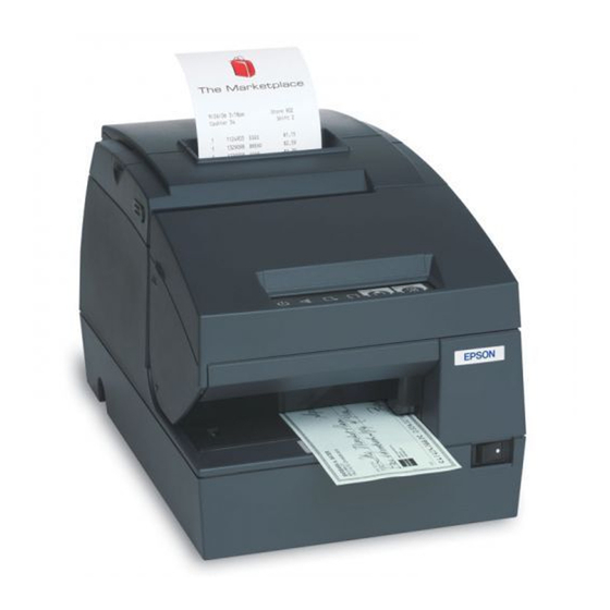 Epson TM-H6000II Manuel D'utilisation