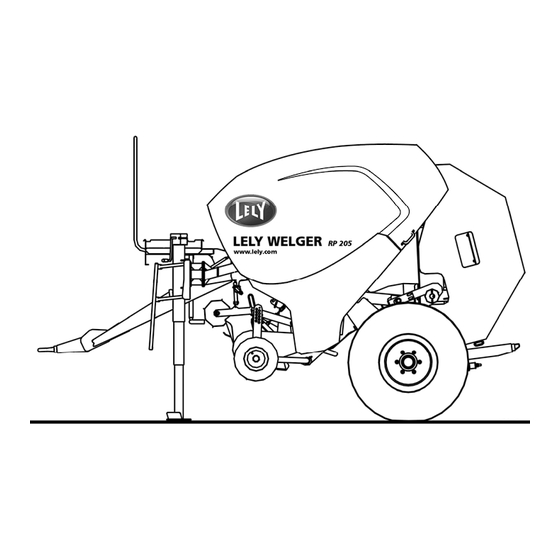 LELY WELGER RP 205 Manuel D'utilisation