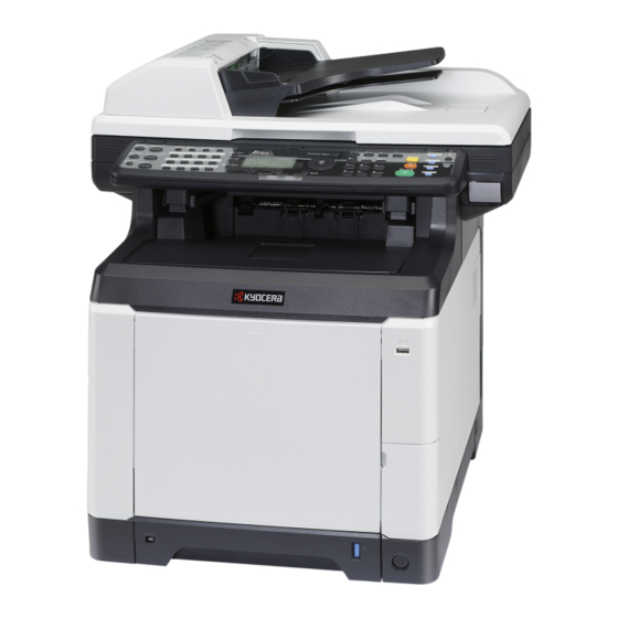 Kyocera FS-C2026MFP+ Mode D'emploi