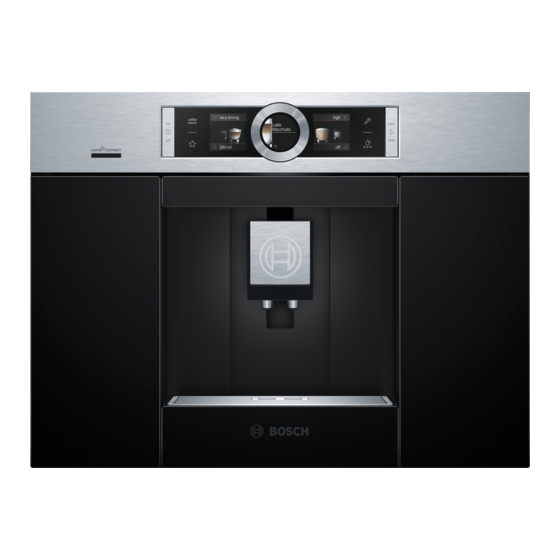 Bosch CT636LE Série Instructions De Montage