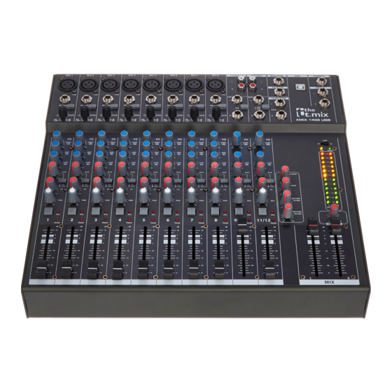 thomann The t.mix xmix 1402 FXMP USB Notice D'utilisation