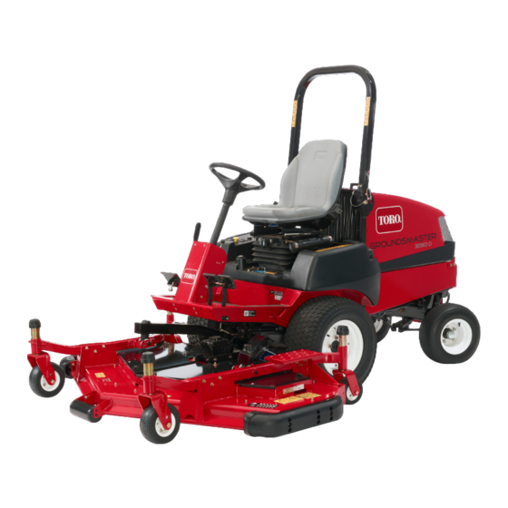 Toro Groundsmaster 3280-D Manuel De L'utilisateur