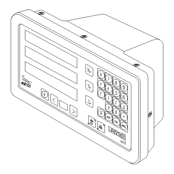 Newall TOPAZ DIGITAL Manuel D'installation Et D'utilisation