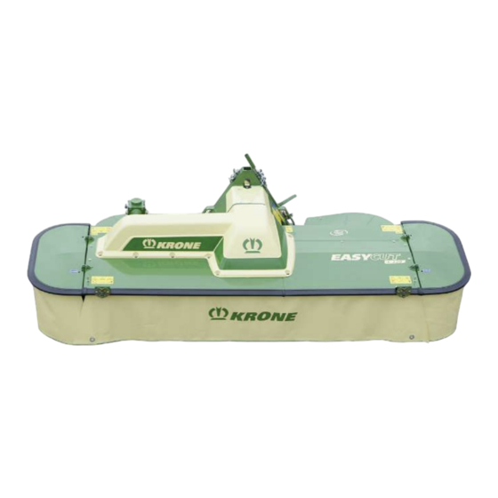 Krone EasyCut F 320 Notice D'utilisation Originale