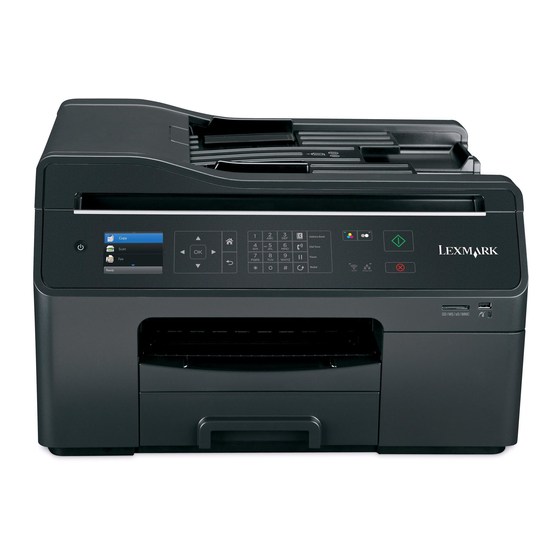 Lexmark Pro4000 Série Guide De Référence Rapide