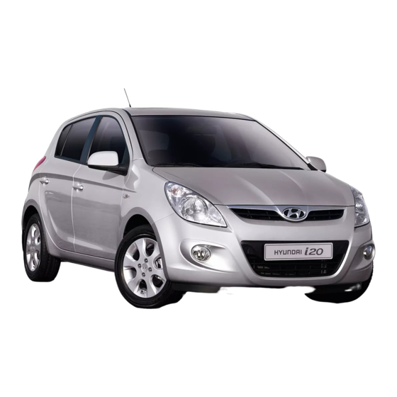 Hyundai i20 2008 Mode D'emploi