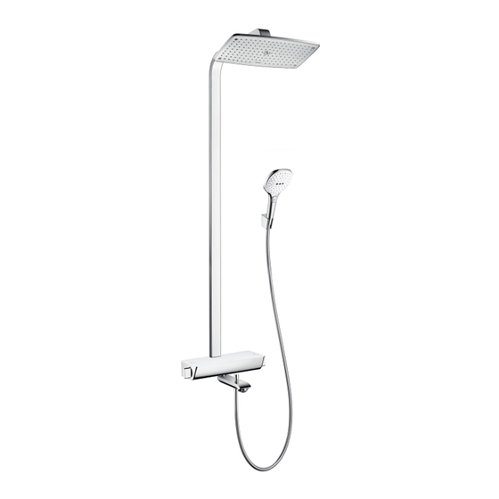 Hansgrohe Raindance Select Showerpipe 27113 Série Mode D'emploi / Instructions De Montage