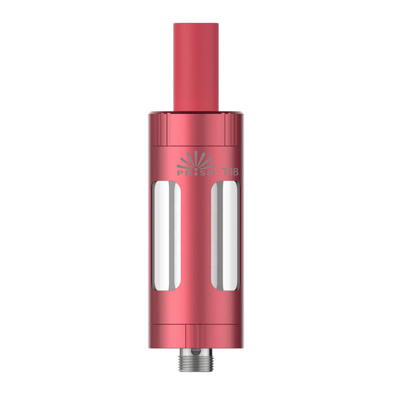 Innokin PRISM T18 CLEAROMIZER Manuels