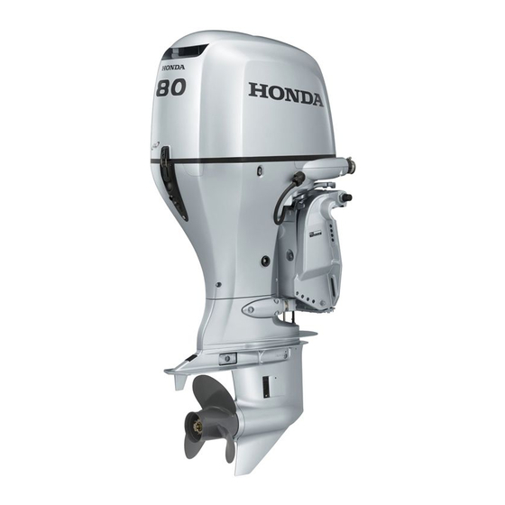 HONDA marine BF75DK4 Manuel Du Propriétaire