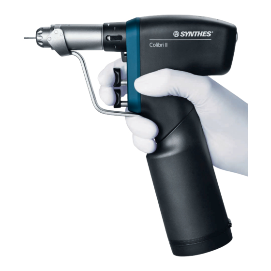 Synthes Colibri II Mode D'emploi