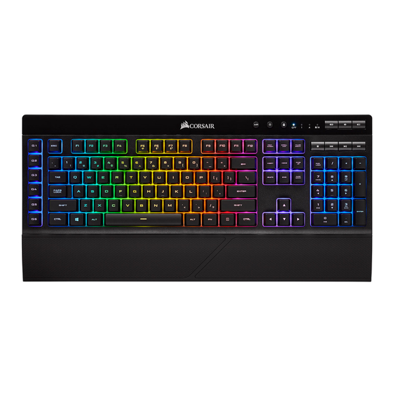 Corsair K57 RGB Wireless Guide Rapide