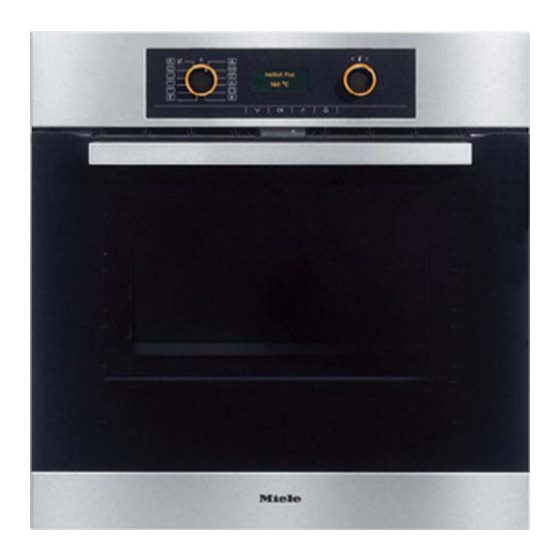 Miele H 5460 BP Notice D'utilisation Et De Montage