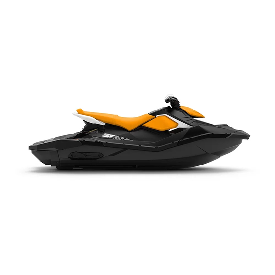 Sea-doo SPARK Série 2018 Instructions Originales