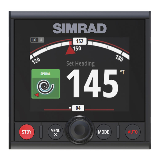 Simrad AP44 Manuels