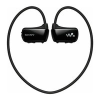 Sony WALKMAN NWZ-W273 Manuel D'aide