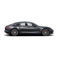 Porsche Panamera Manuel D'utilisation