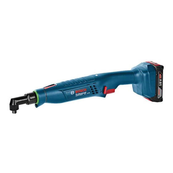 Bosch ANGLE EXACT ION 18 V-LI Notice Originale