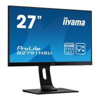 Iiyama ProLite E2791HSU Mode D'emploi