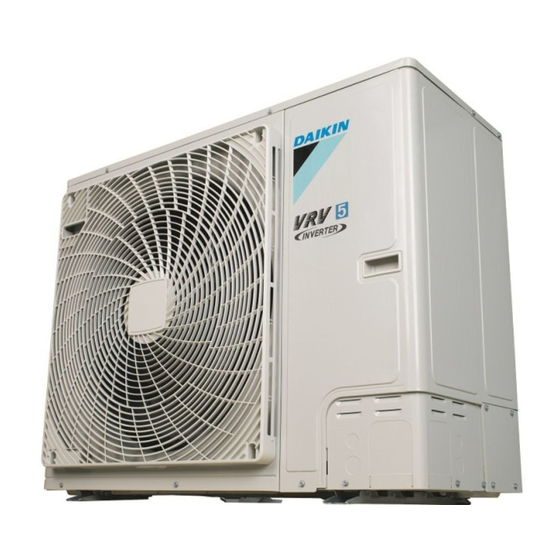 Daikin RXYSA4A7V1B Manuel D'installation Et D'utilisation