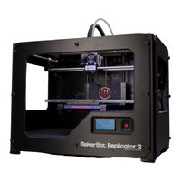 MakerBot Replicator 2 Guide De L'utilisateur