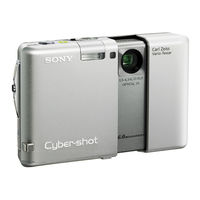 Sony Cyber-shot DSC-G1 Mode D'emploi