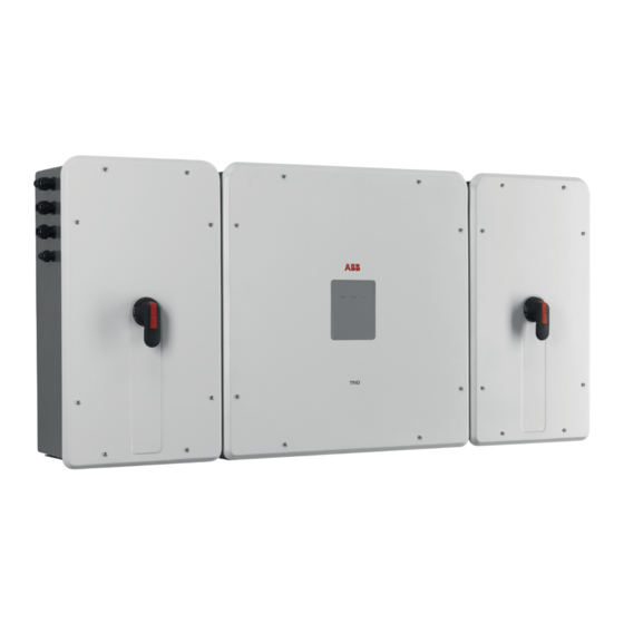 ABB TRIO-50.0-TL-OUTD Guide D'installation Rapide