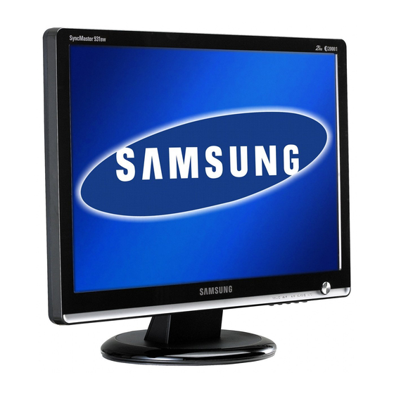 Samsung SyncMaster 931BW Mode D'emploi