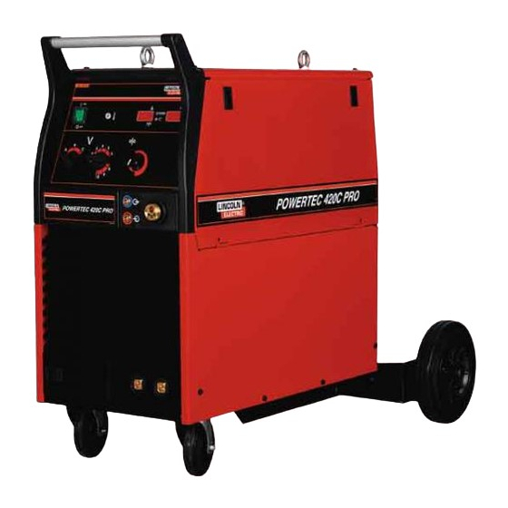 Lincoln Electric POWERTEC 280C PRO Manuel D'utilisation