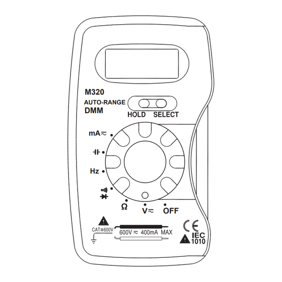 TekPower M320 Notice D'utilisation