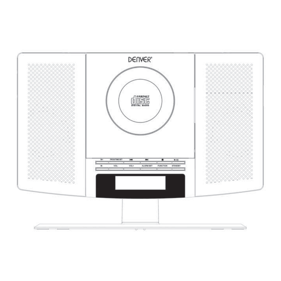 Denver Electronics MC-5220 W/UK PLUG Mode D'emploi