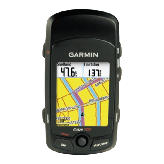 Garmin Edge 605 Guide Utilisateur