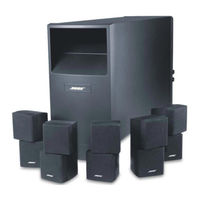 Bose Acoustimass II 16 Série Notice D'utilisation