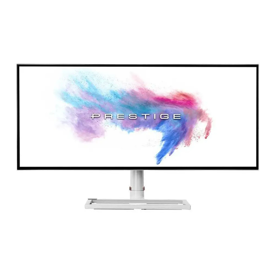 MSI Prestige Serie Manuel D'utilisation