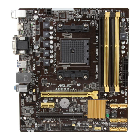 Asus A88XM-A Mode D'emploi