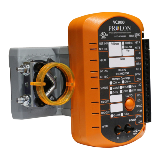 Prolon PL-VC2000 Guide Technique