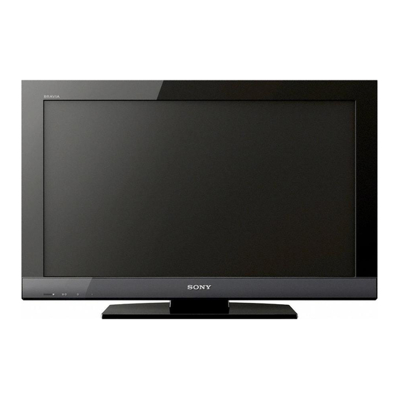 Sony BRAVIA KDL-46EX4 Série Mode D'emploi