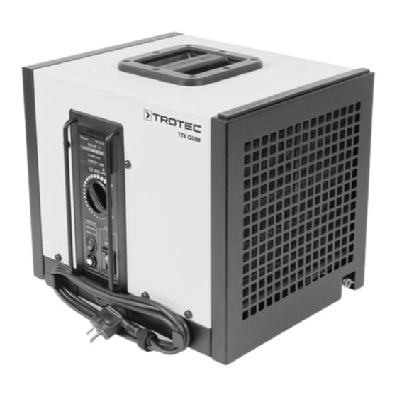 Trotec TTK Qube Traduction De La Notice Originale