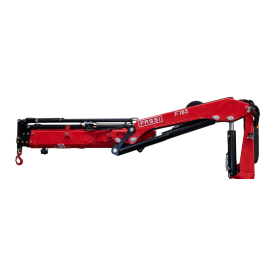 Fassi F185A.1 e-dynamic Mode D'emploi